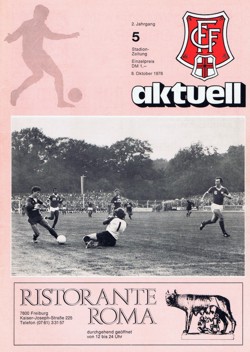 Nr. 5 - 1978-10-08 SC Freiburg