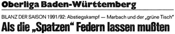 1991-1992 Pressebericht